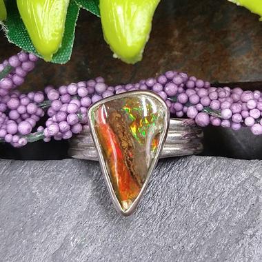 Gem Ammonite Ring
