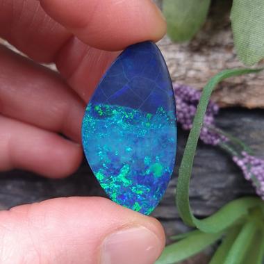 Australian Opal Doublet Cabochon