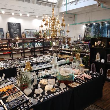 Overhead view of our showroom