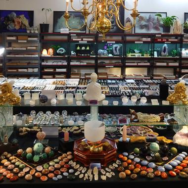 Overhead view of our showroom