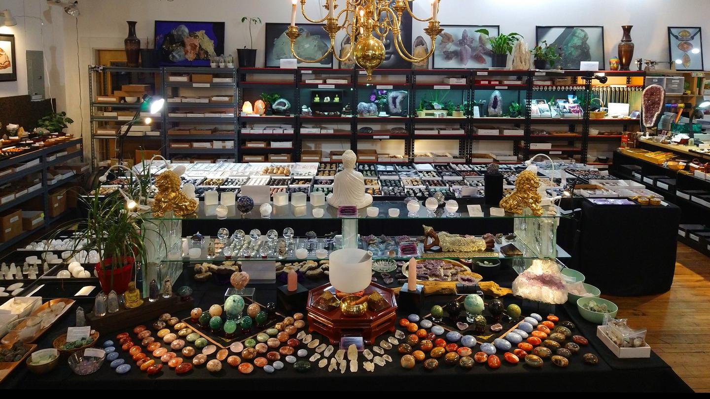 Overhead view of our showroom